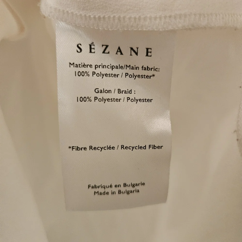 Sezane blouse fride white shirt euro 34 - Picture 5 of 8